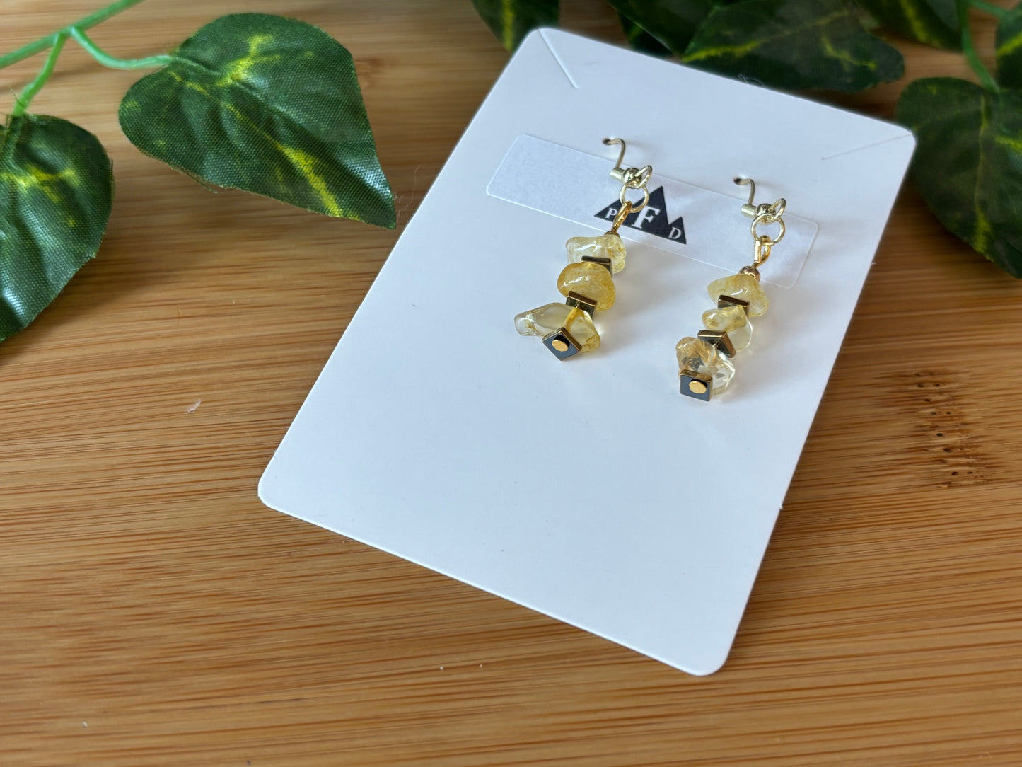Citrine Dangle Earrings