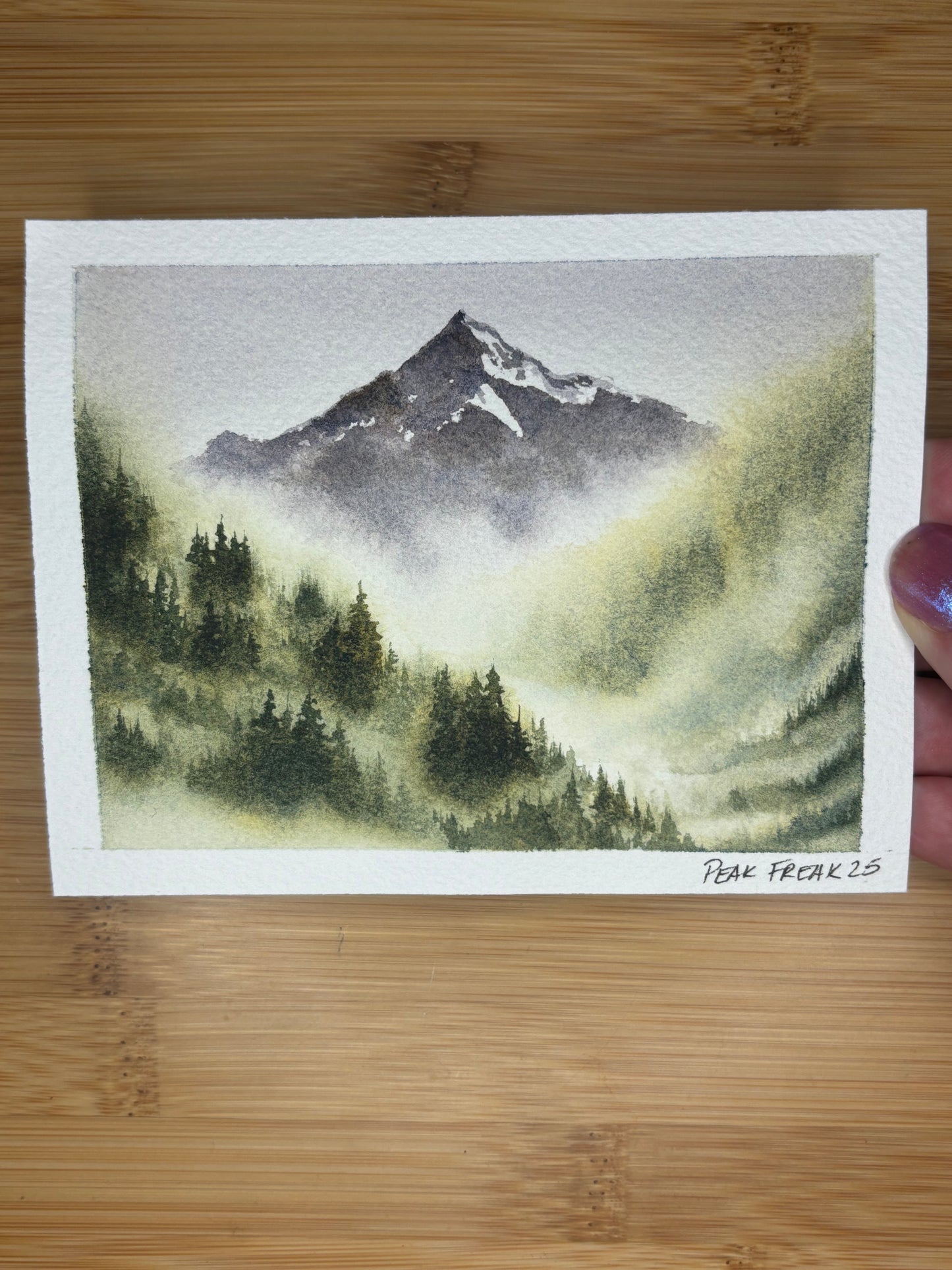 Wander Mini Watercolor Painting