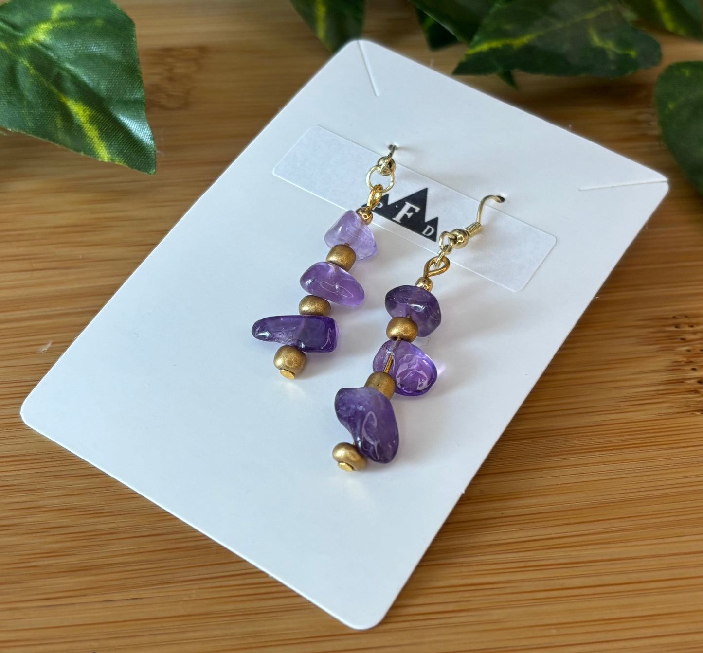 Amethyst Dangle Earrings