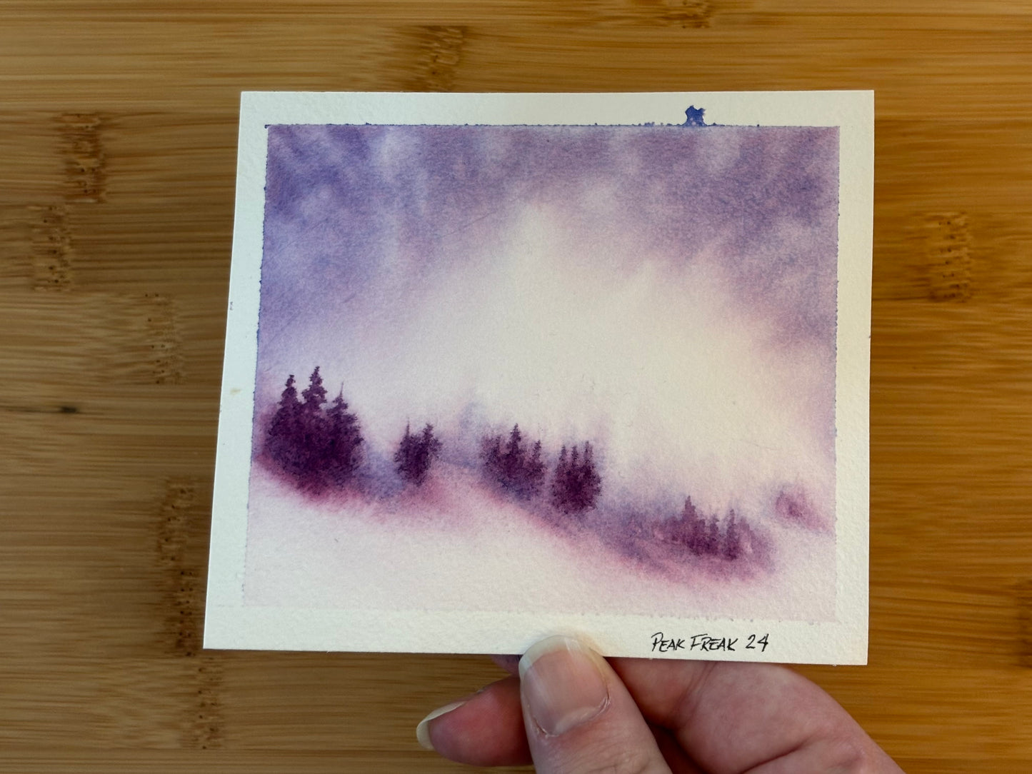 Purple Haze Mini Watercolor
