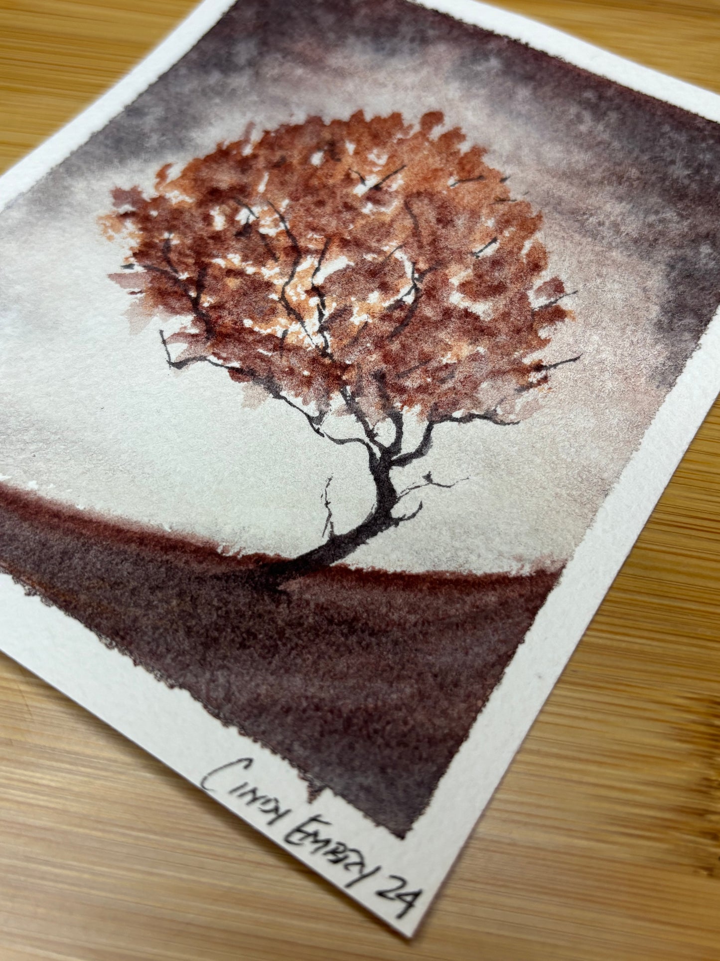 Solitude Mini Watercolor Painting