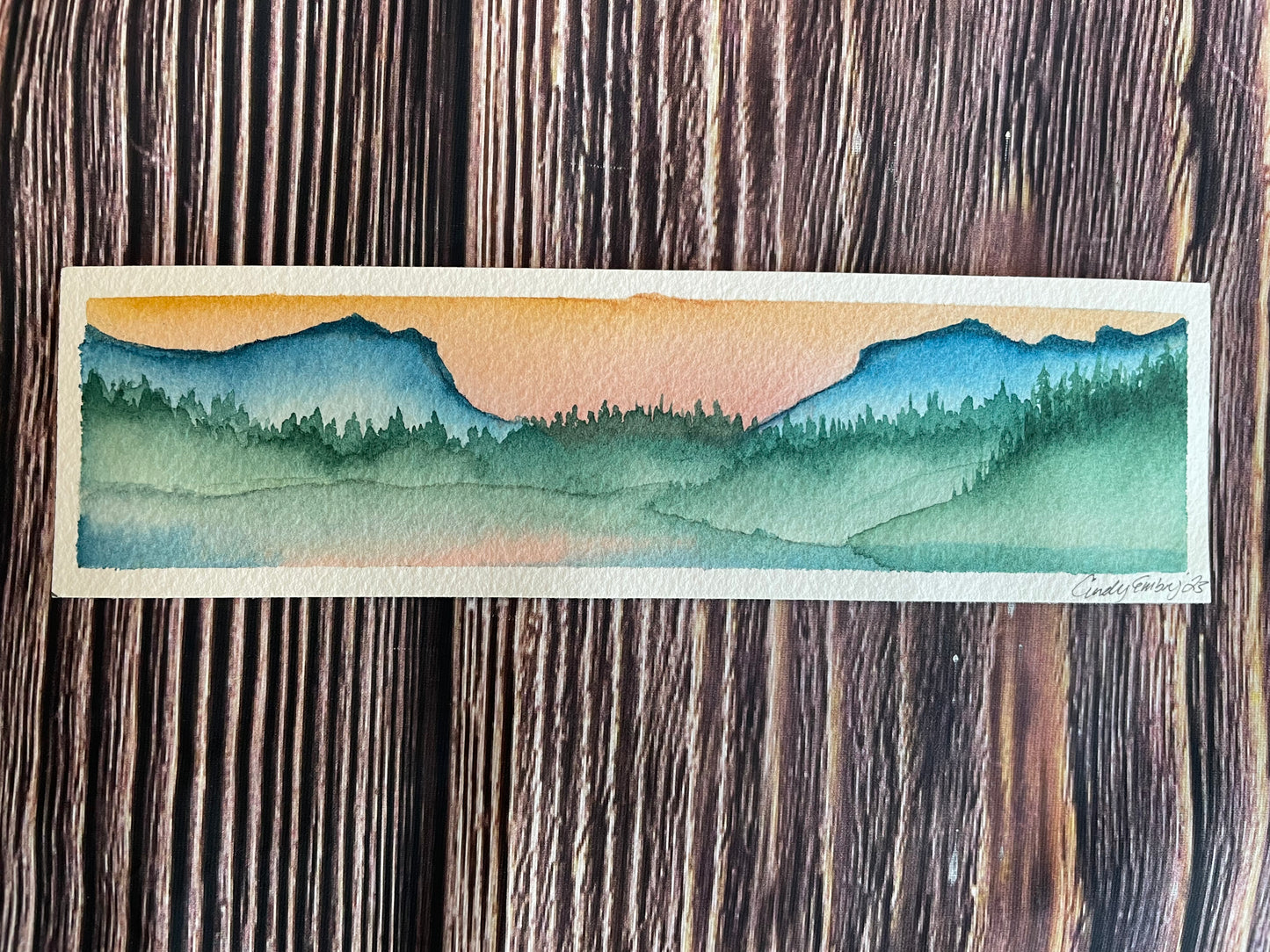 Mountain & Lake Sunset