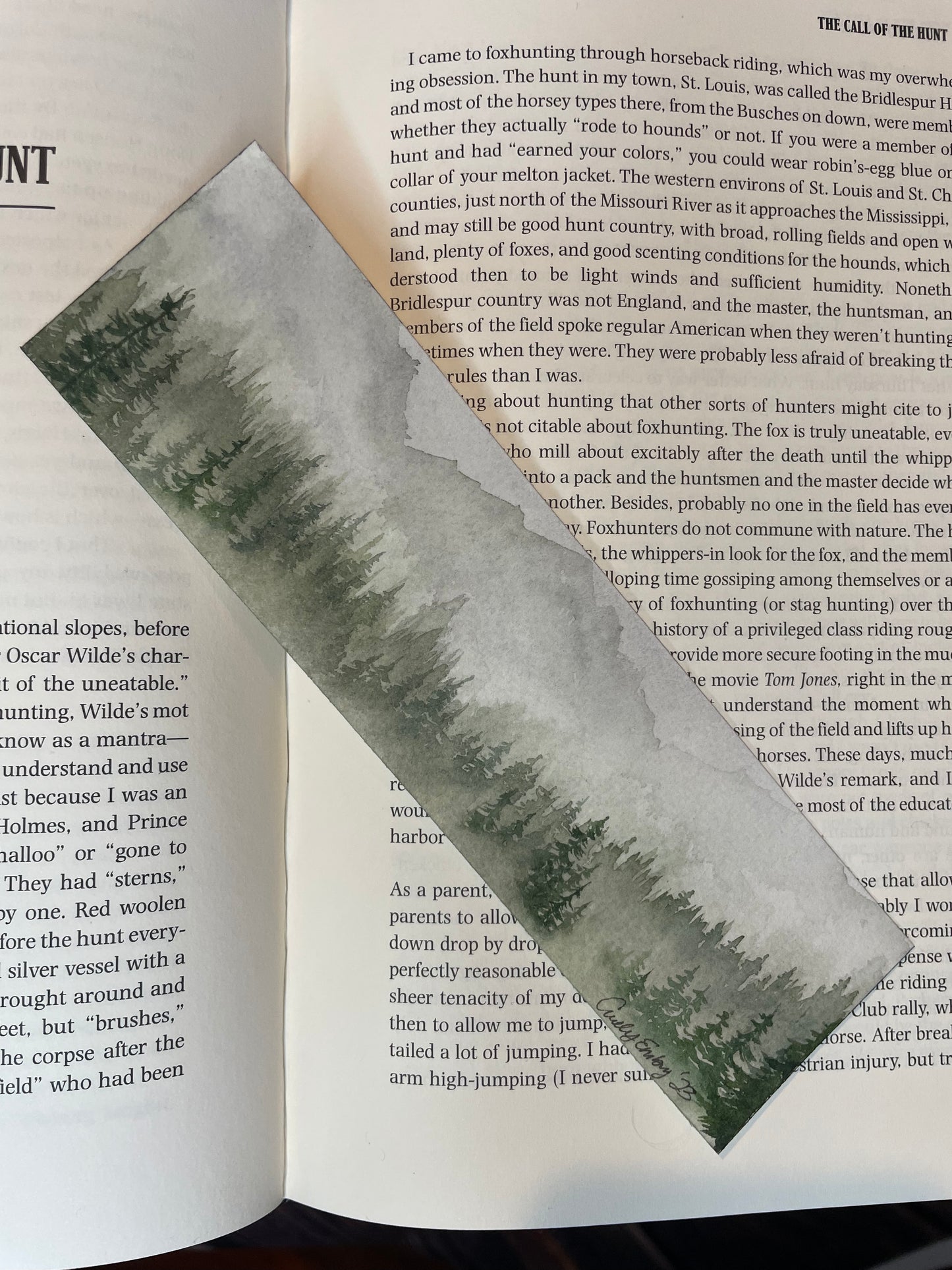 Misty Mountain Bookmark