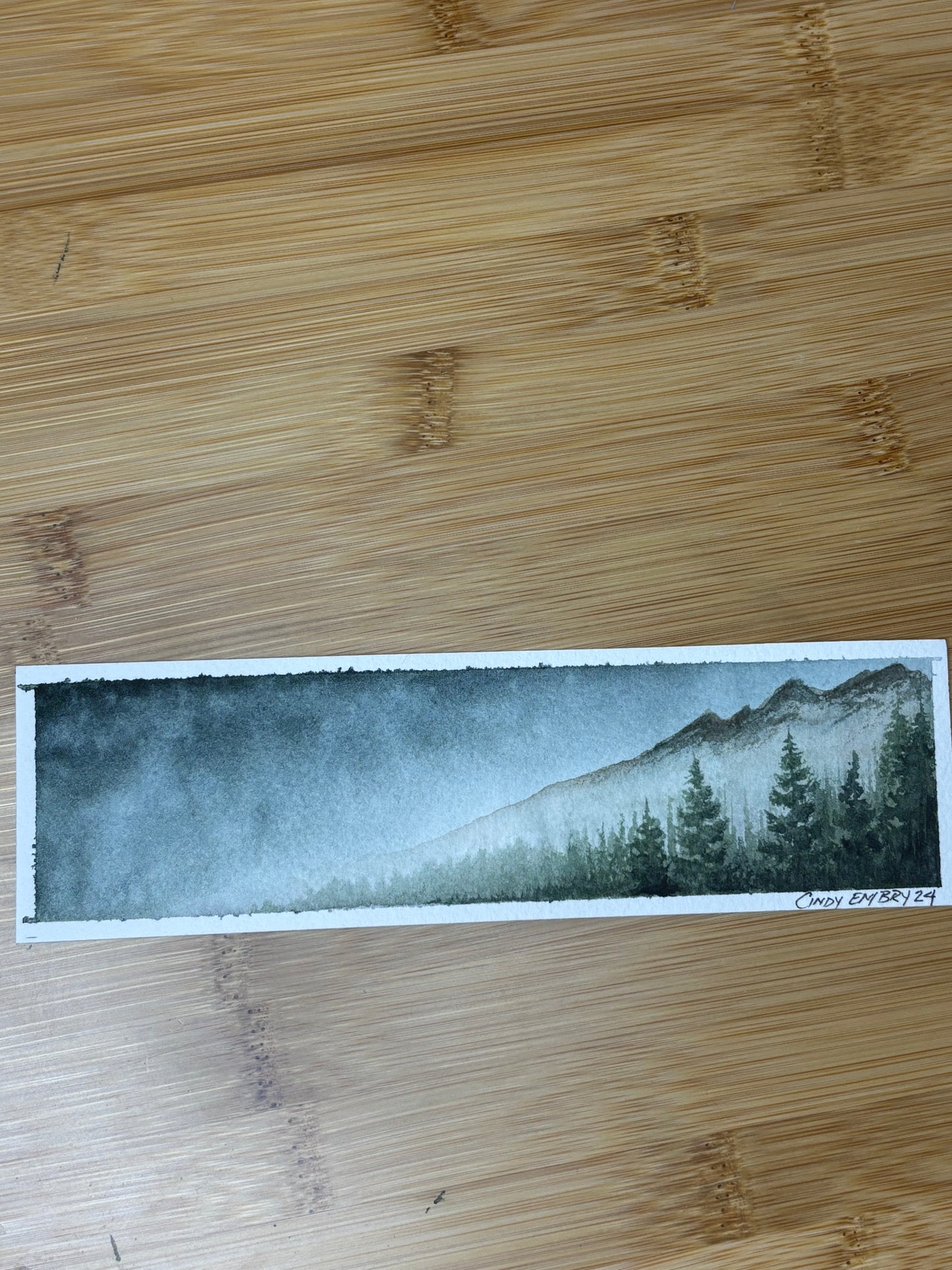 Moody Mountain Bookmark