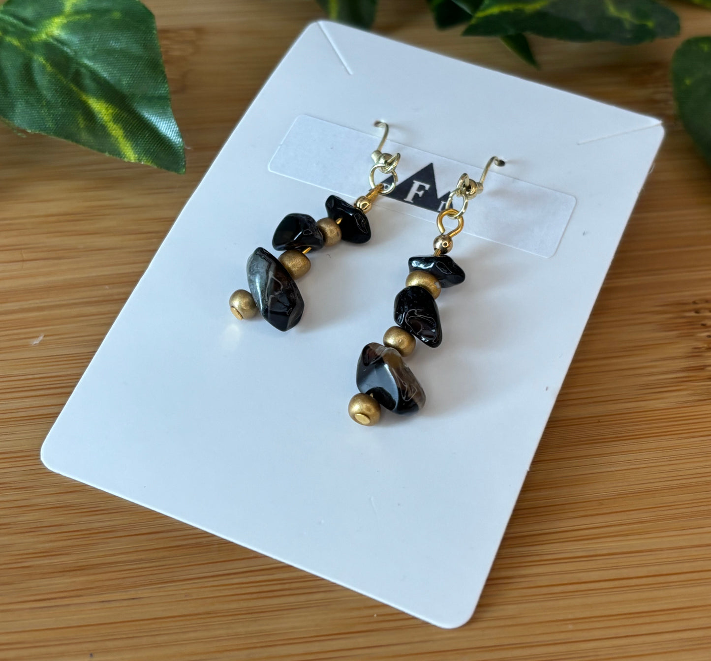 Onyx Dangle Earrings