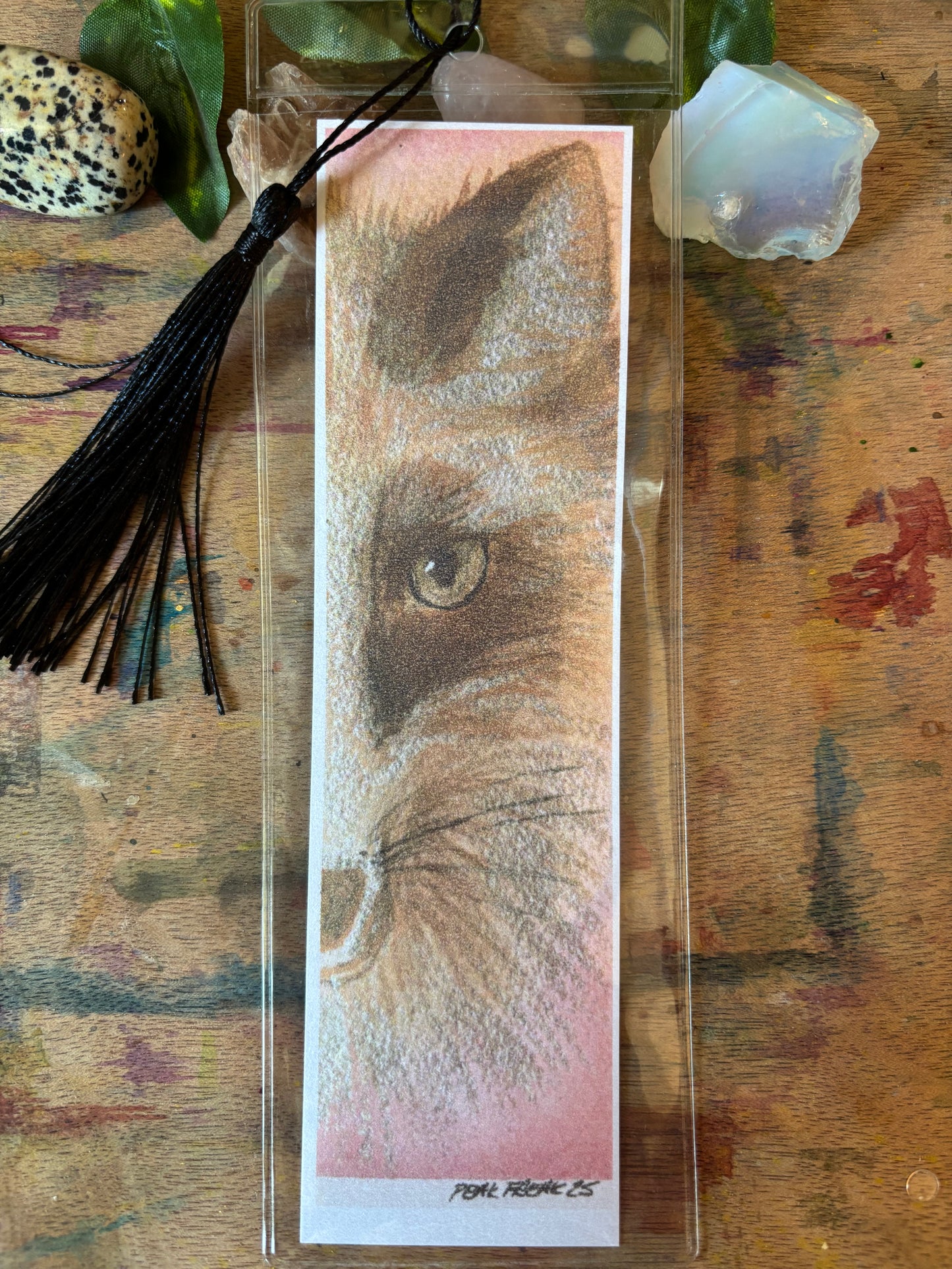 Sterling & Opal Watercolor Bookmark Prints