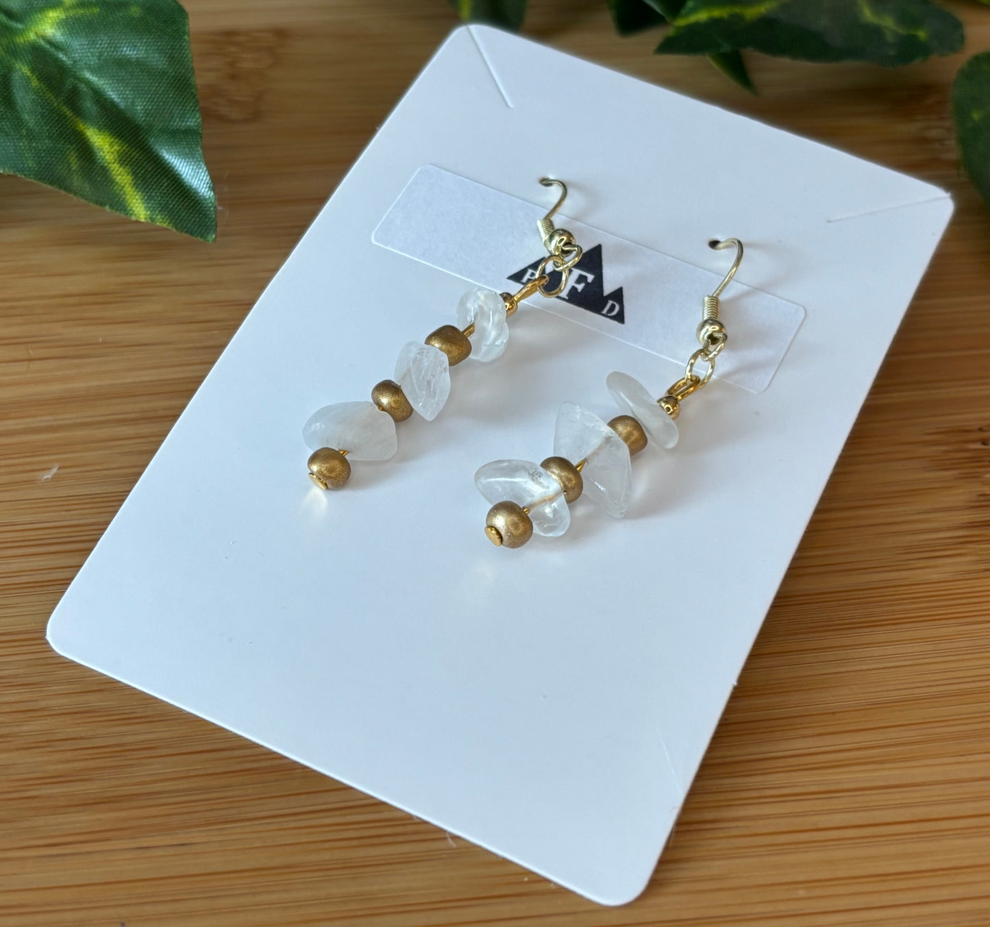 Moonstone Dangle Earrings