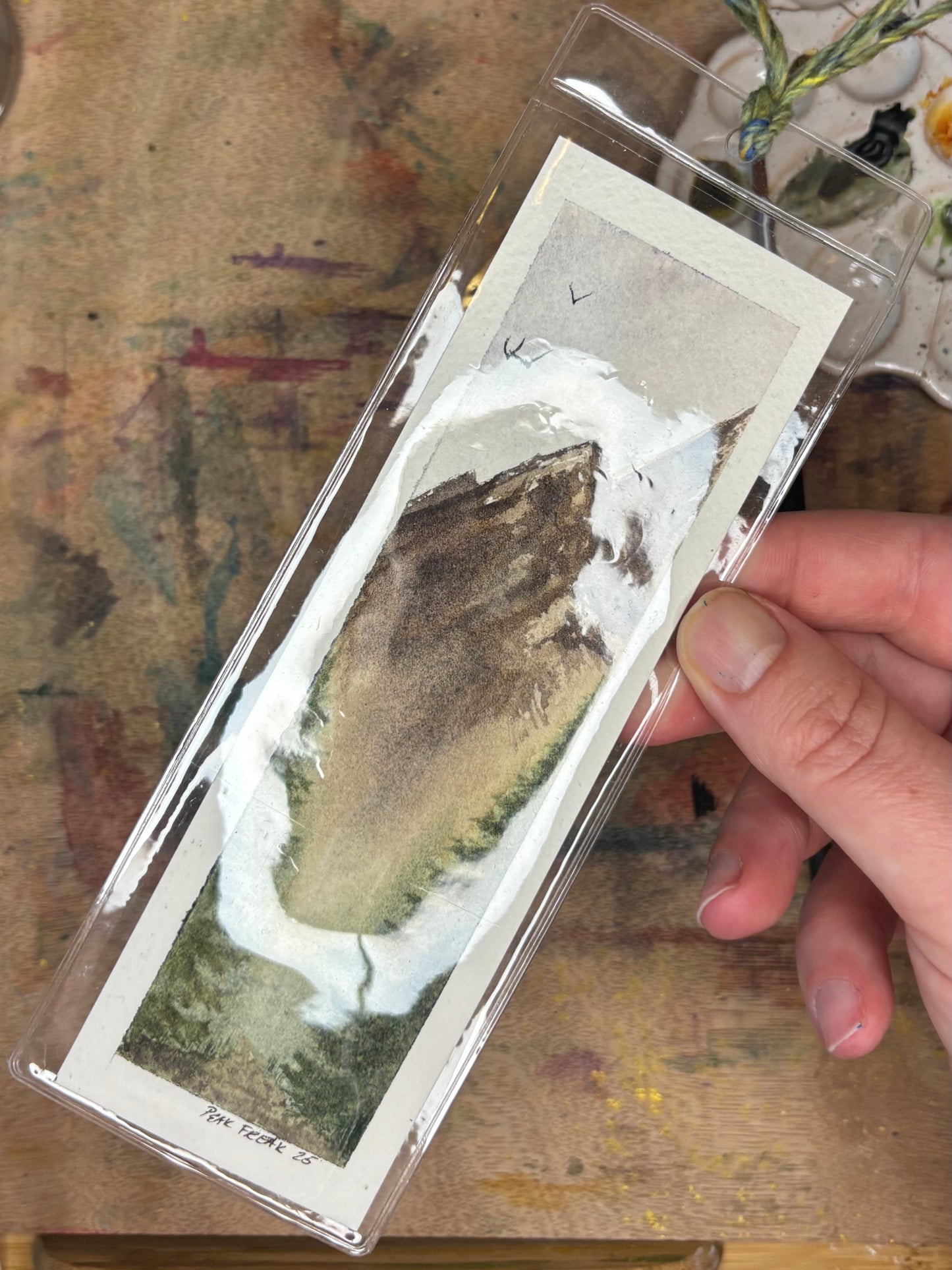 A Mountain Path Bookmark