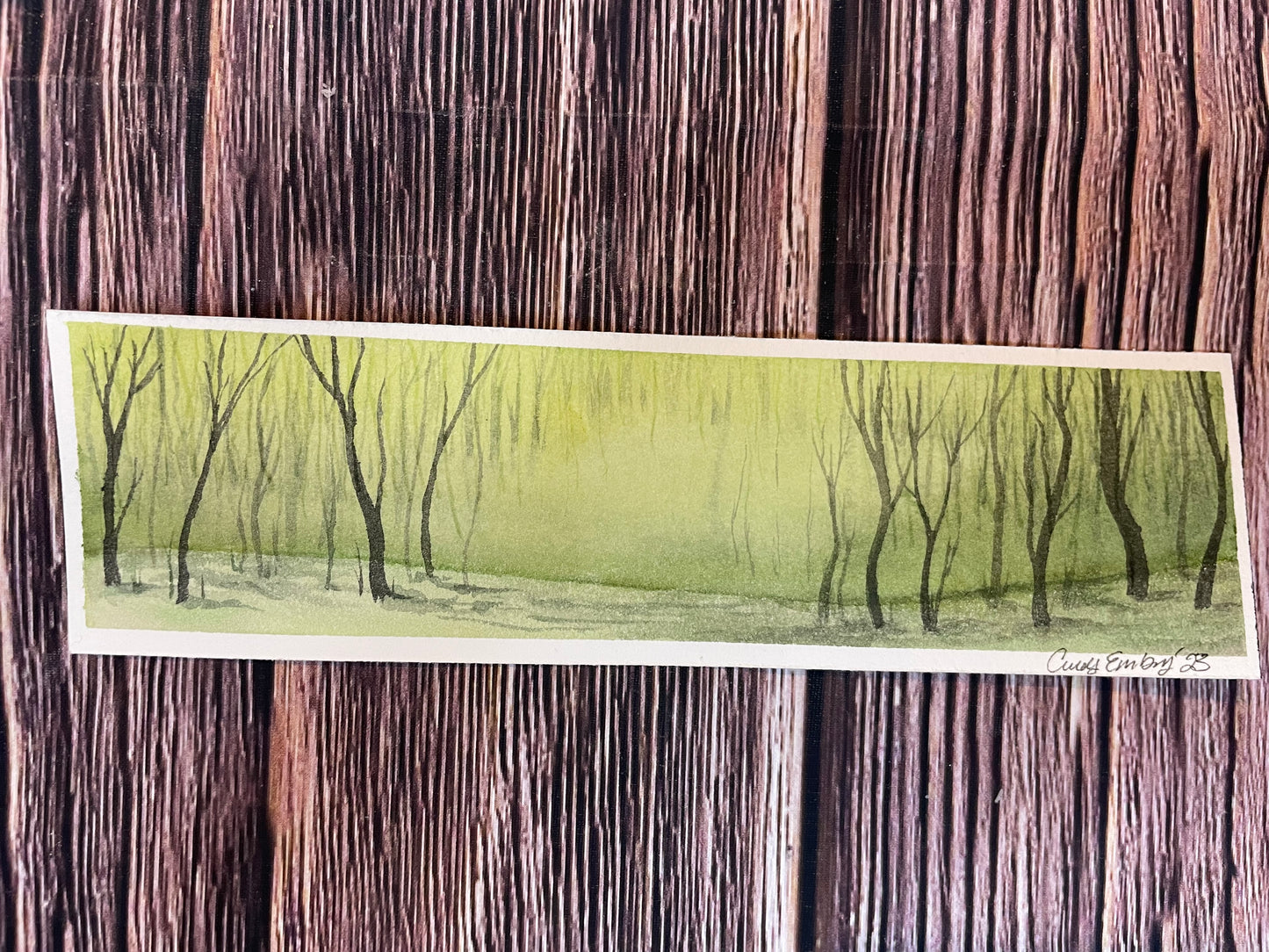 Foggy Forest Bookmark