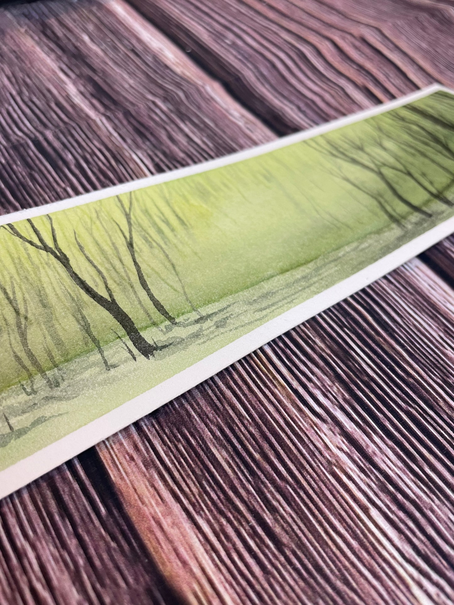 Foggy Forest Bookmark