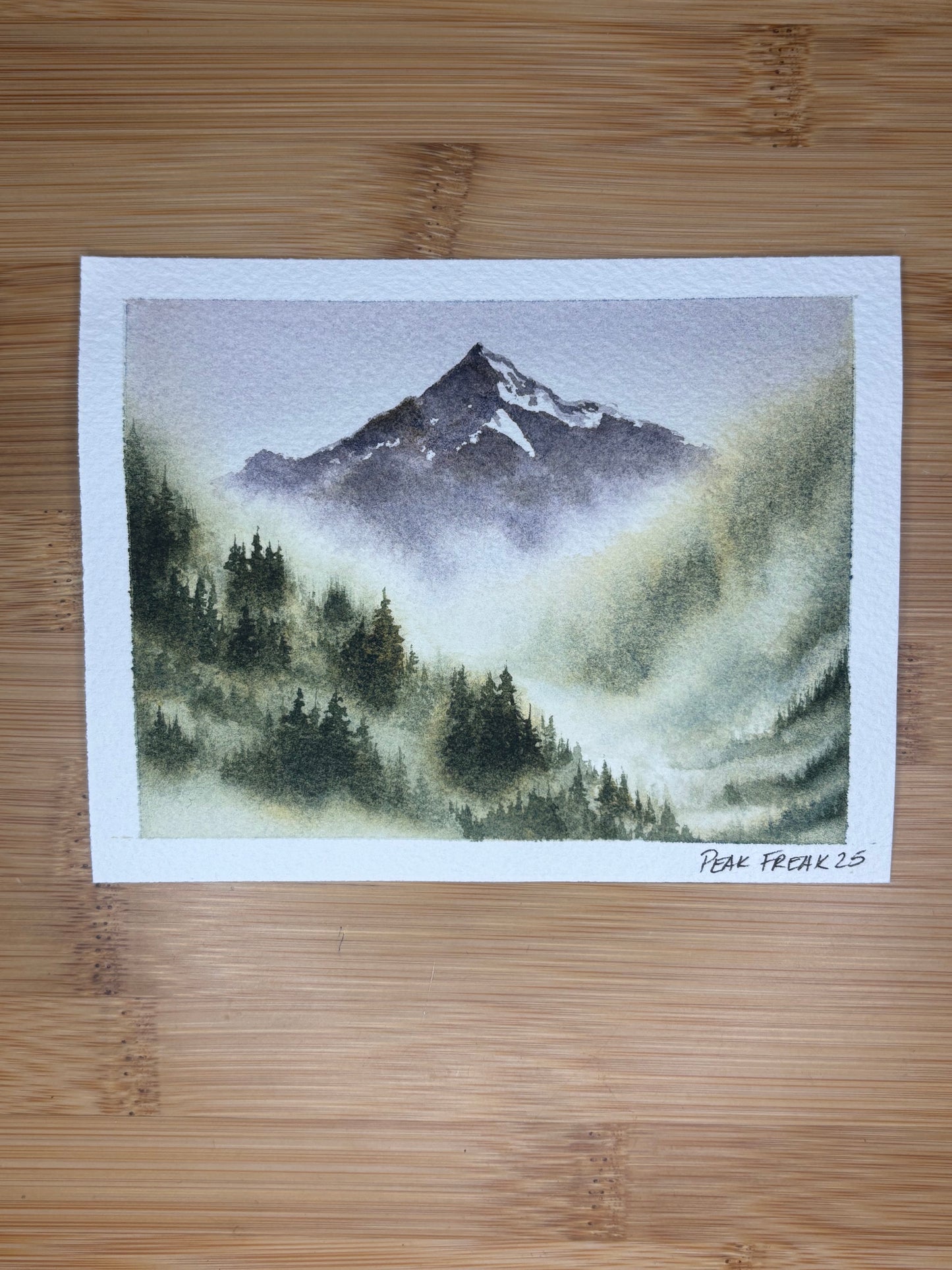 Wander Mini Watercolor Painting