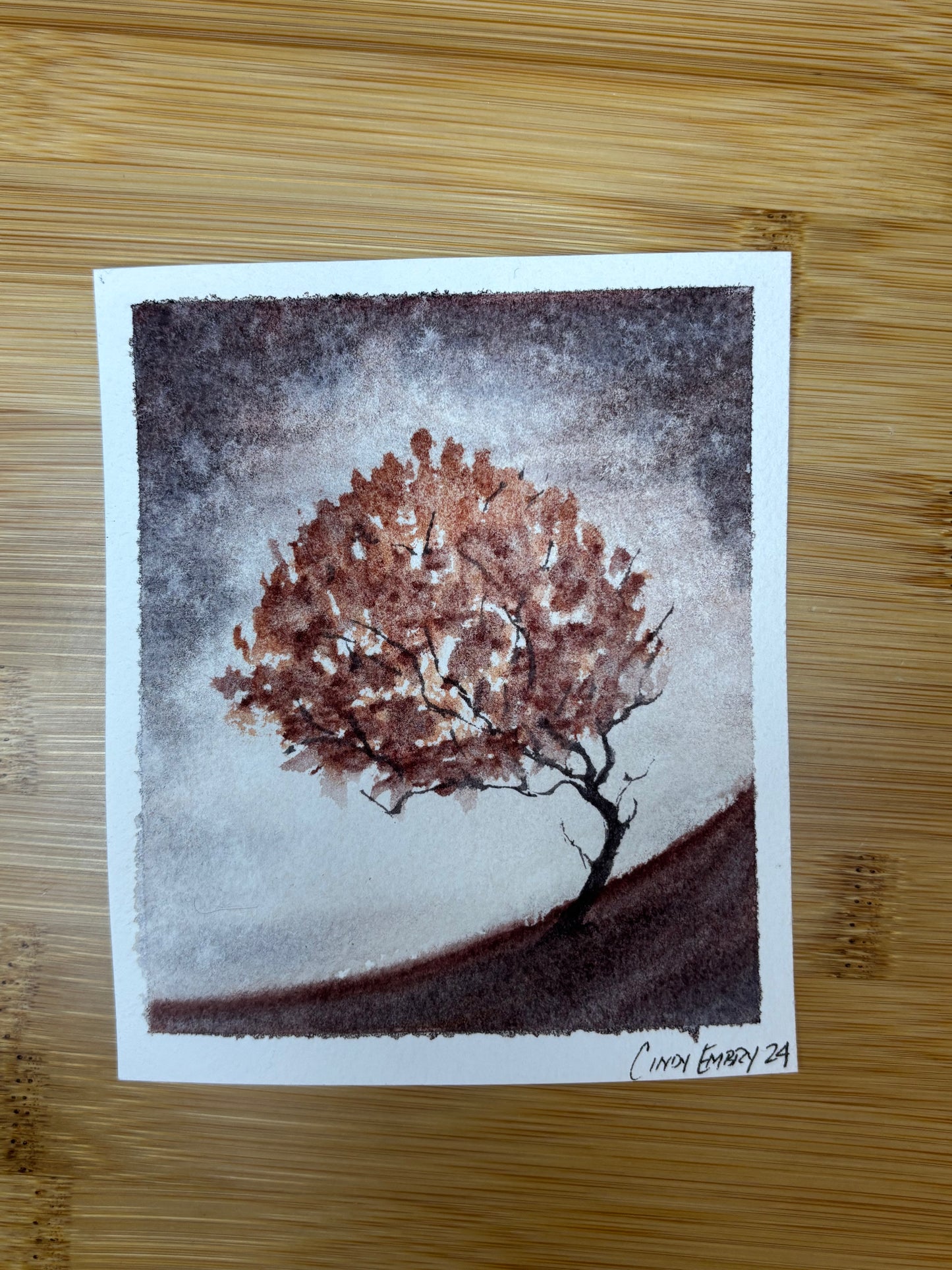 Solitude Mini Watercolor Painting
