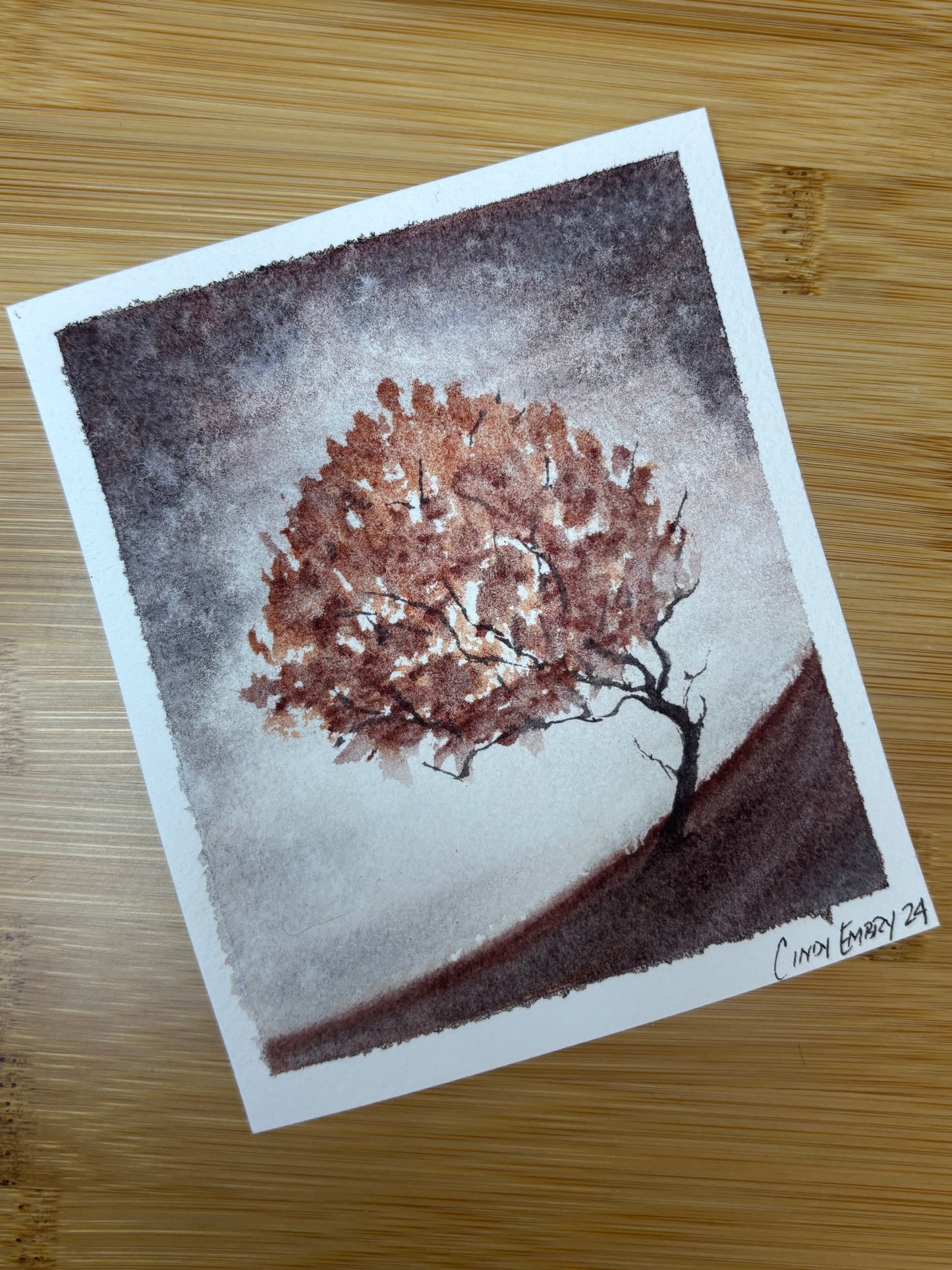 Solitude Mini Watercolor Painting