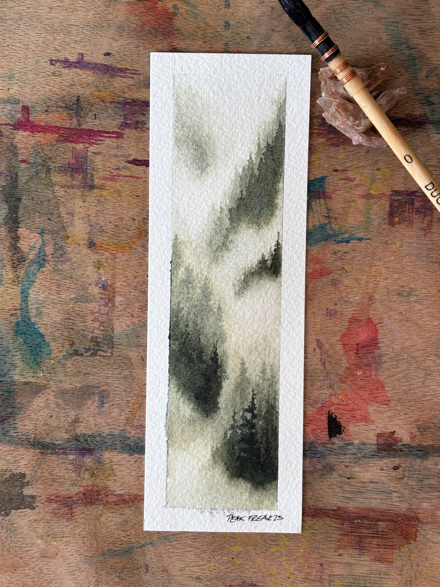 Misty Pines Bookmark