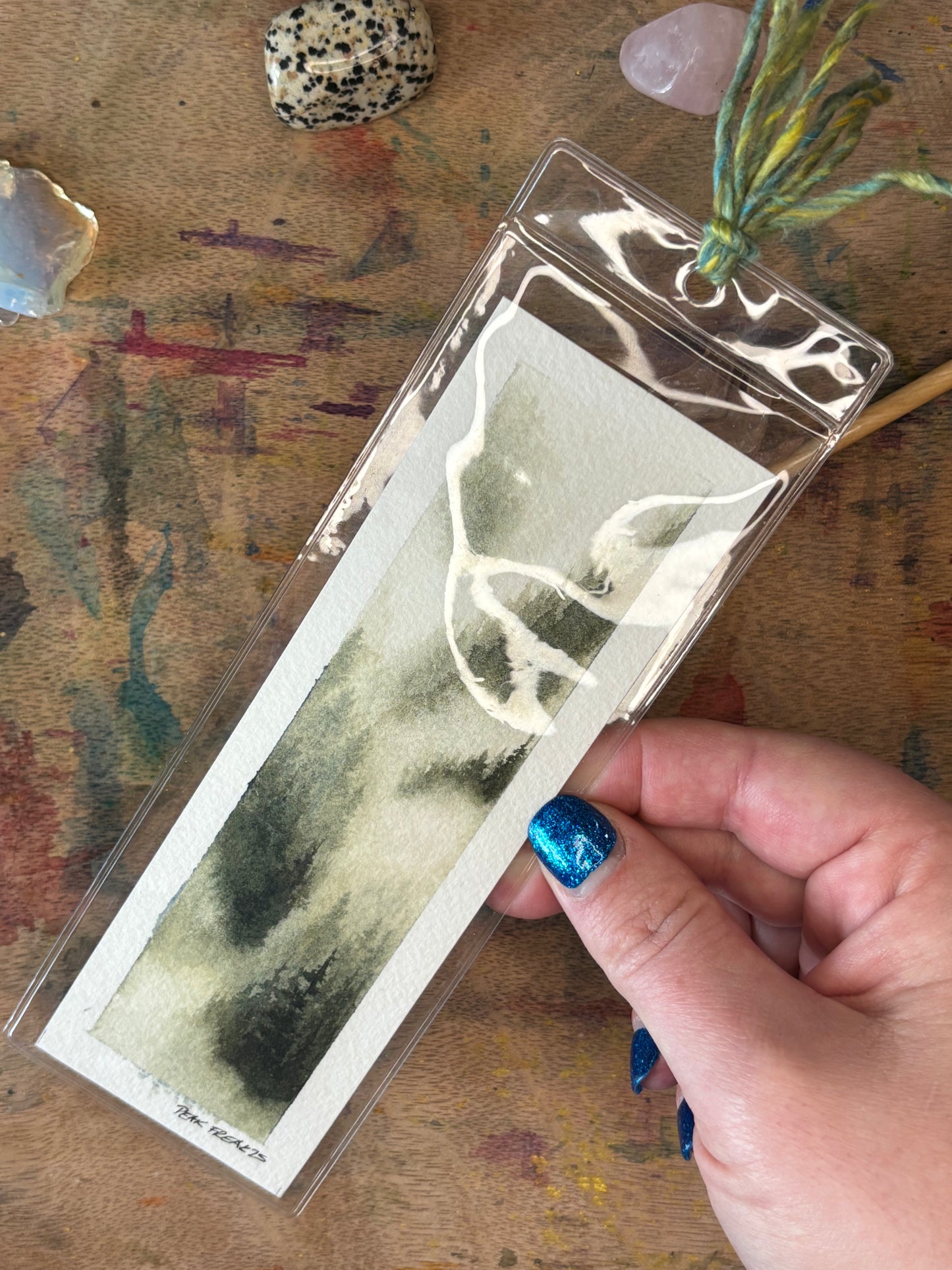 Misty Pines Bookmark