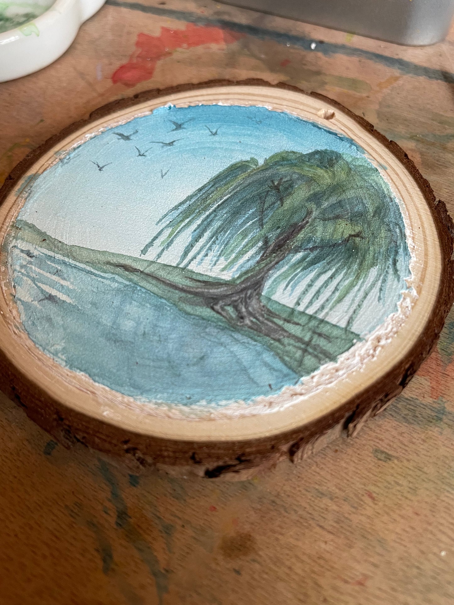 Willow Tree 1 Wood Disc