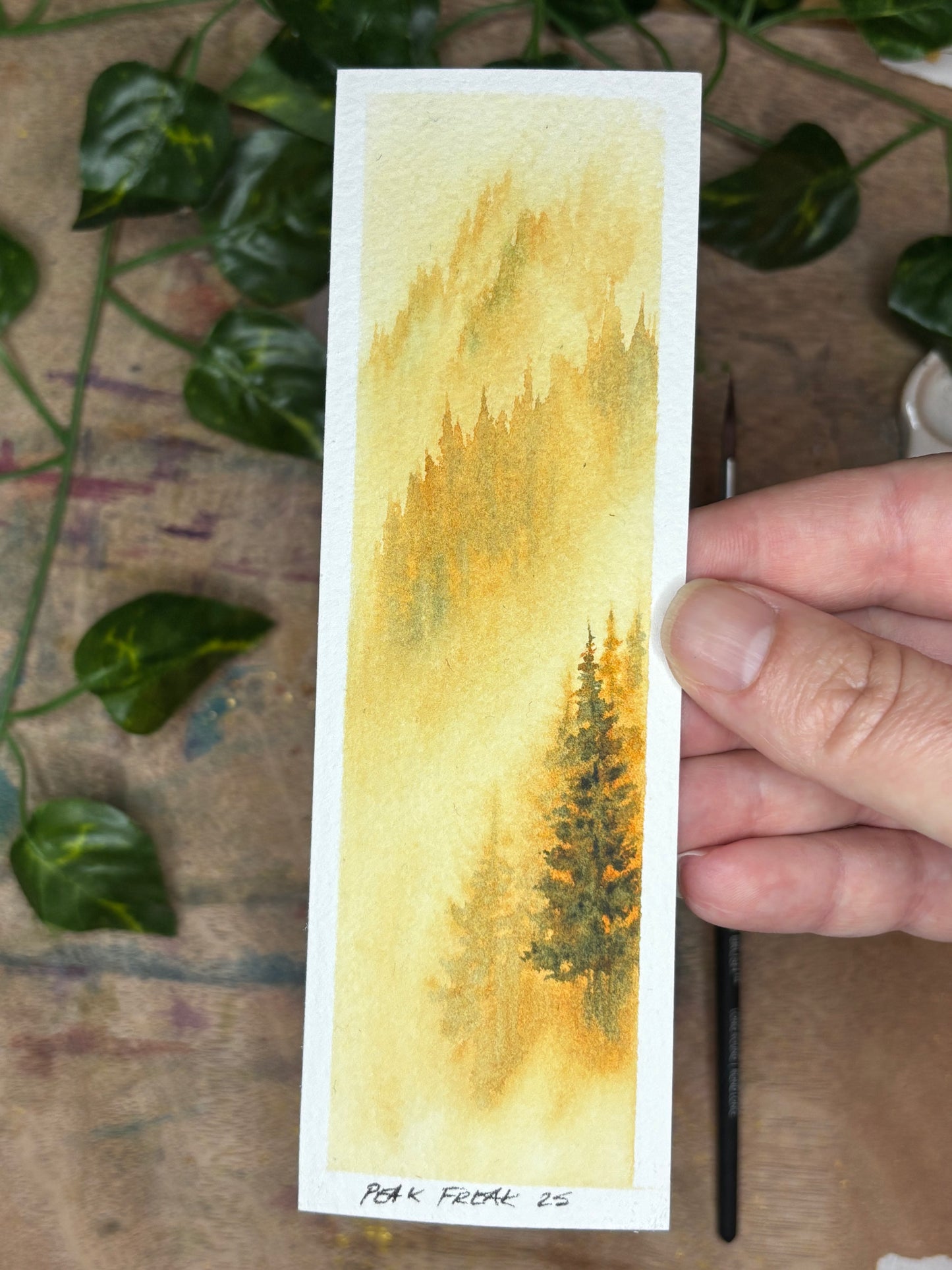 A Summer Glow Bookmark