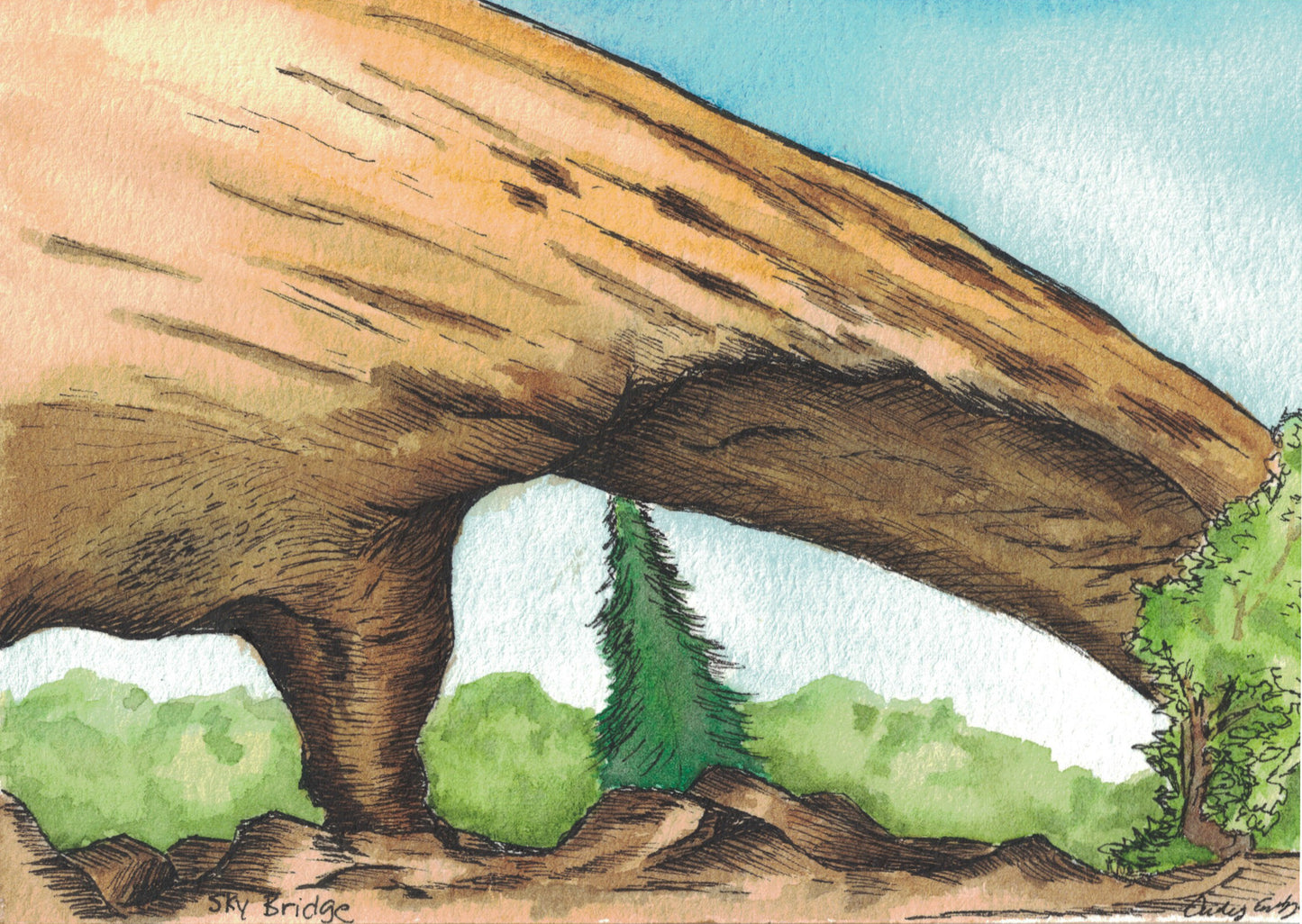 RRG Print Collection - Sky Bridge Arch